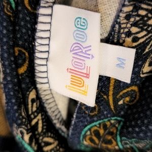 LuLaRoe Cassie Skirt Medium & Matching Top Small